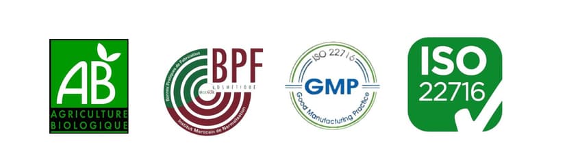 Certifications - Cruelty Free, Paraben Free, Silicone Free, GMO Free, Endocrine Disruptors Free